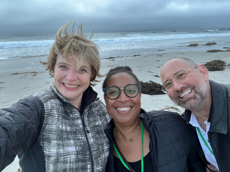 Evelyn, Sparkle, and Nick at the LTER ASM