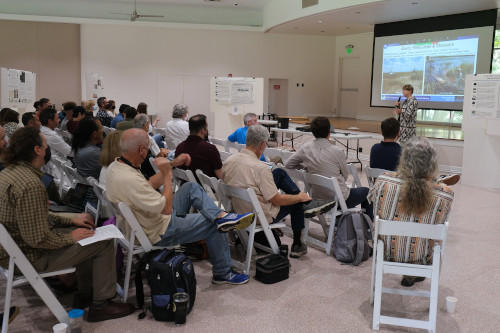 Evelyn Gaiser presents updates from the Abiotic Resources & Stressors working group