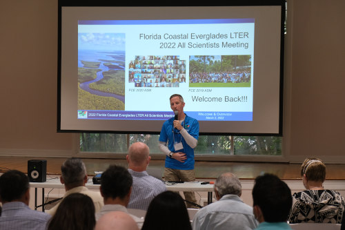 John Kominoski welcomes everyone to the 2022 FCE ASM