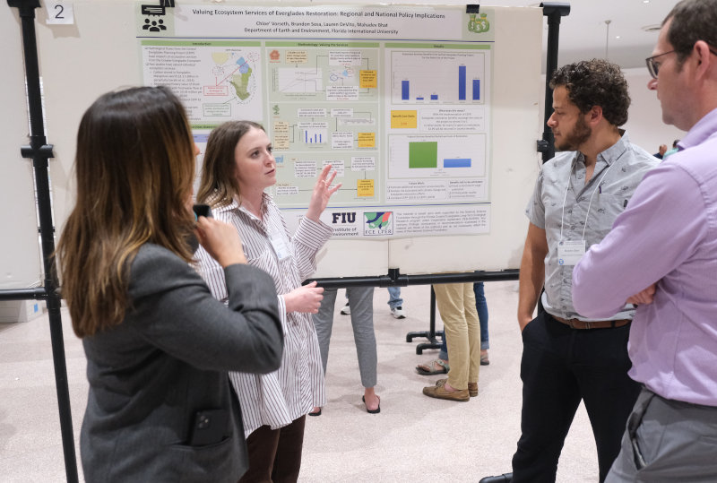 Poster session at the 2023 Florida Coastal Everglades LTER All Scientists' Meeting