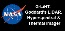 NASA: Goddard's LiDAR, Hyperspectral & Thermal Imager (G-LiHT) logo